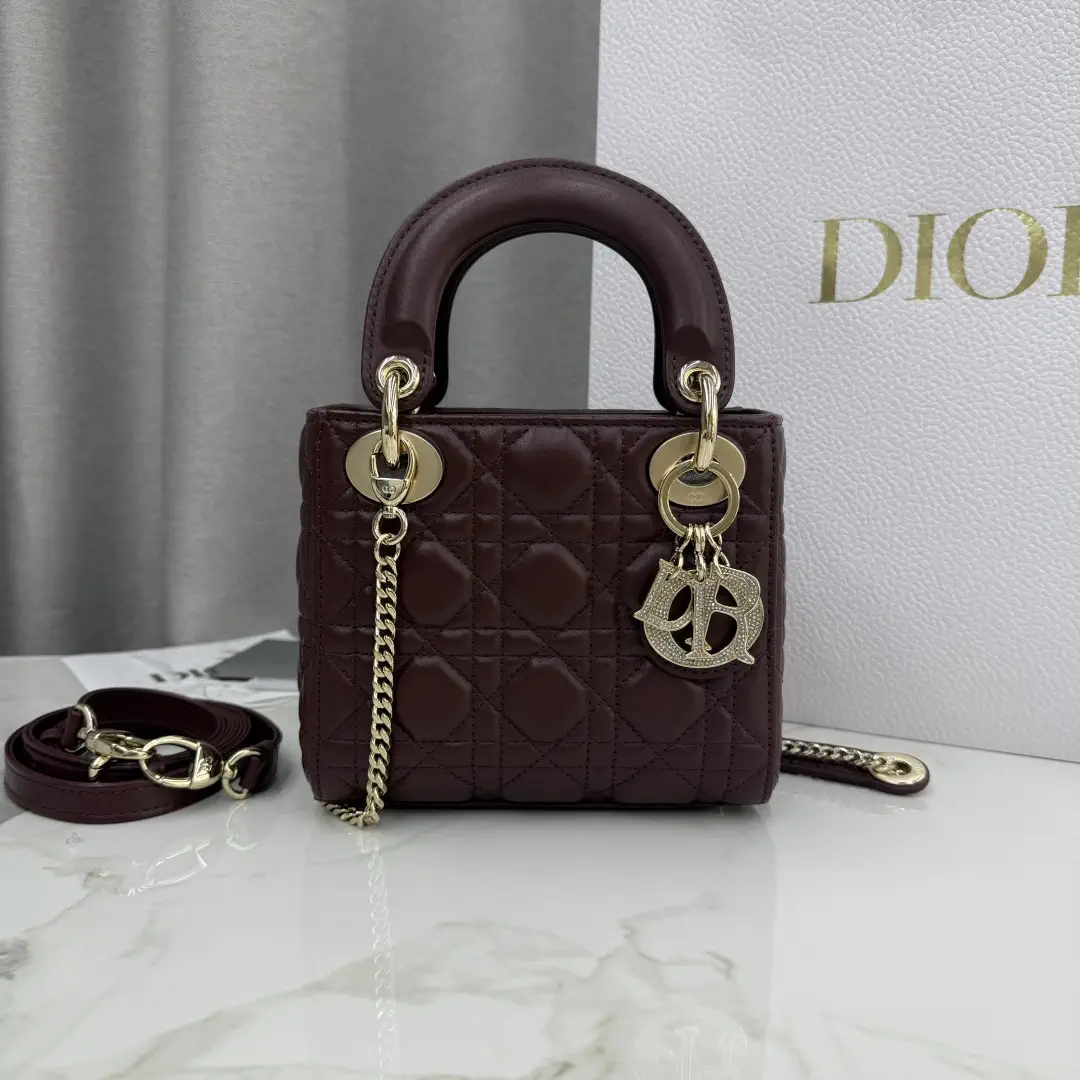 Dior Quilted Mini Top Handle Bag image 1