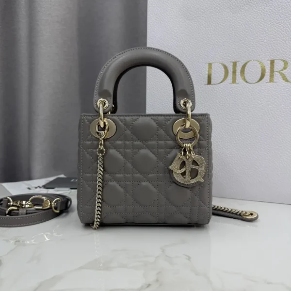 Dior Quilted Mini Lady Dior Top Handle Bag image 1