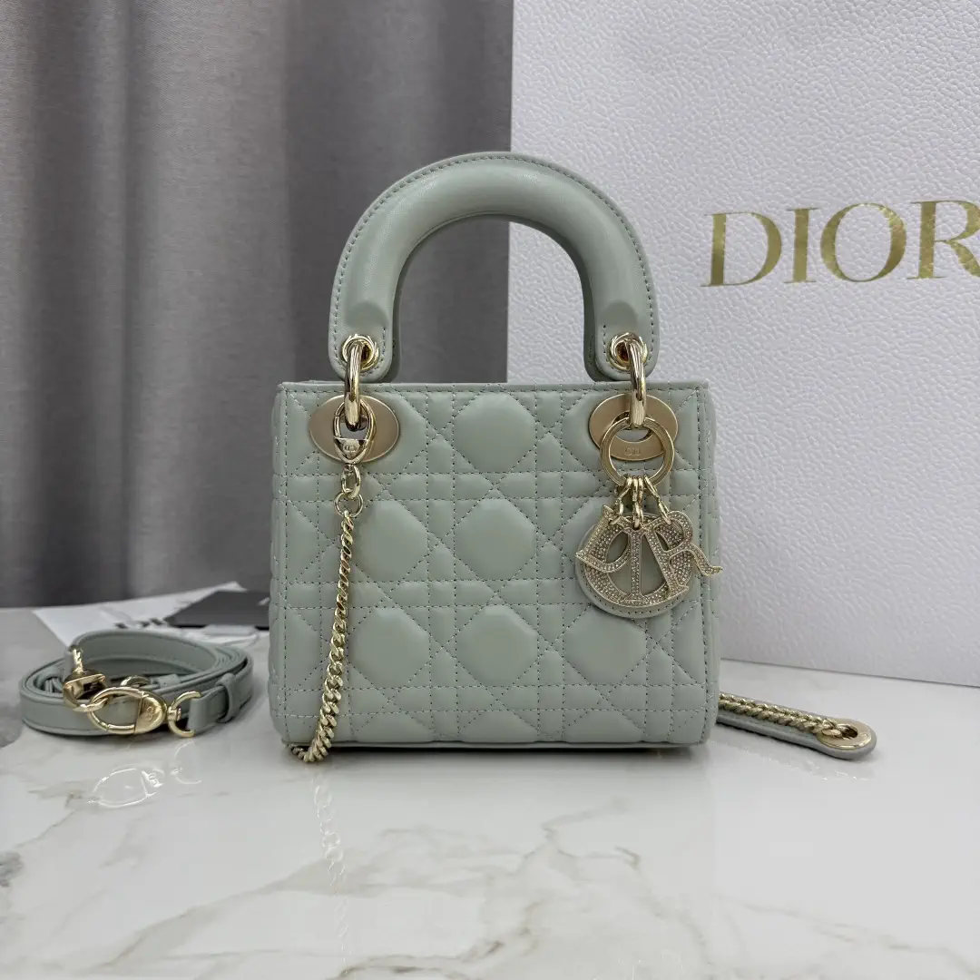 Dior Quilted Mini Top Handle Bag image 1