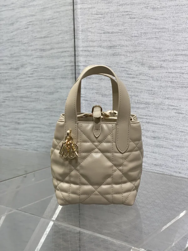 Dior Quilted Mini Bucket Bag image 1