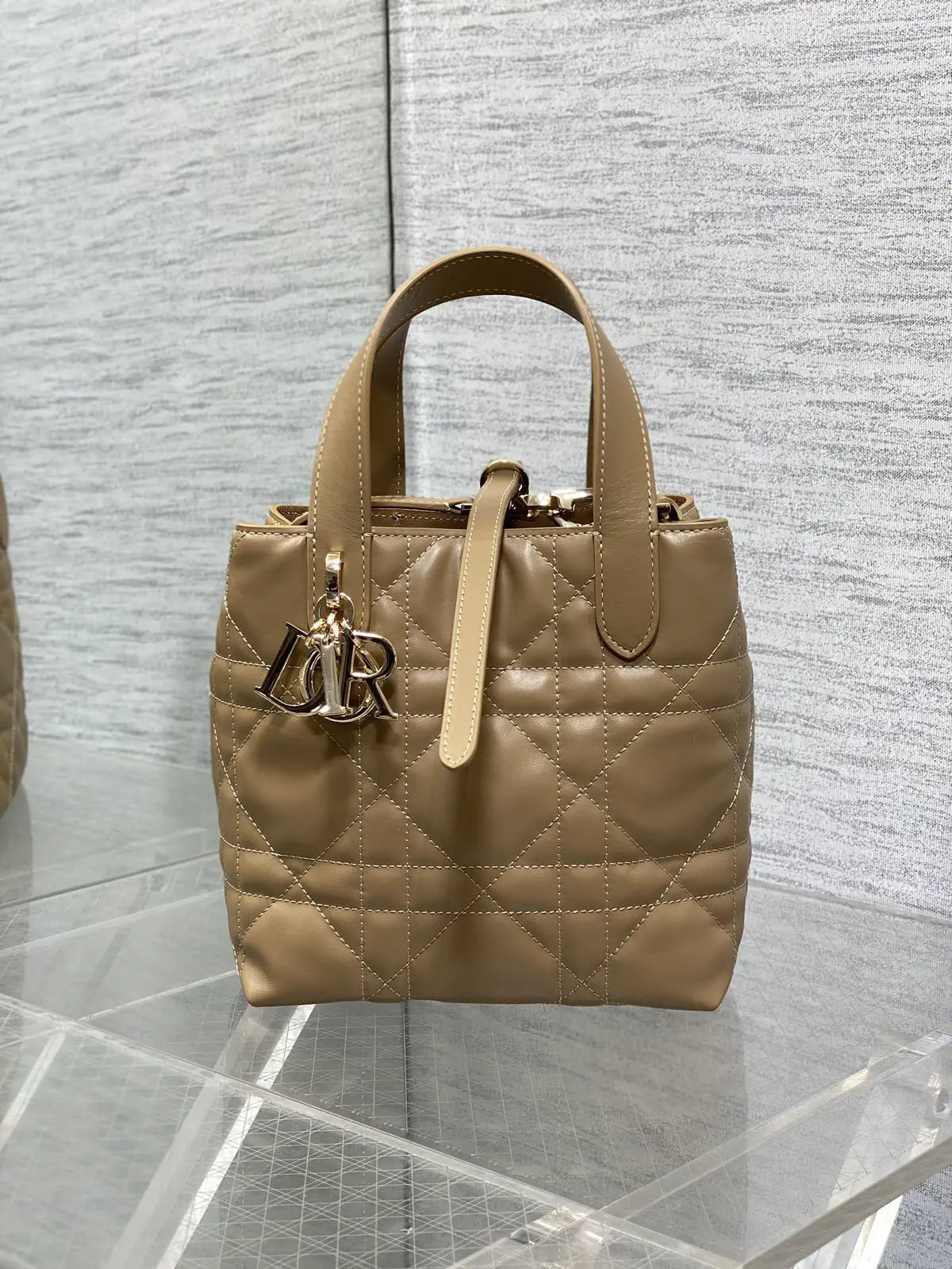 Dior Quilted Top Handle Bag image 1