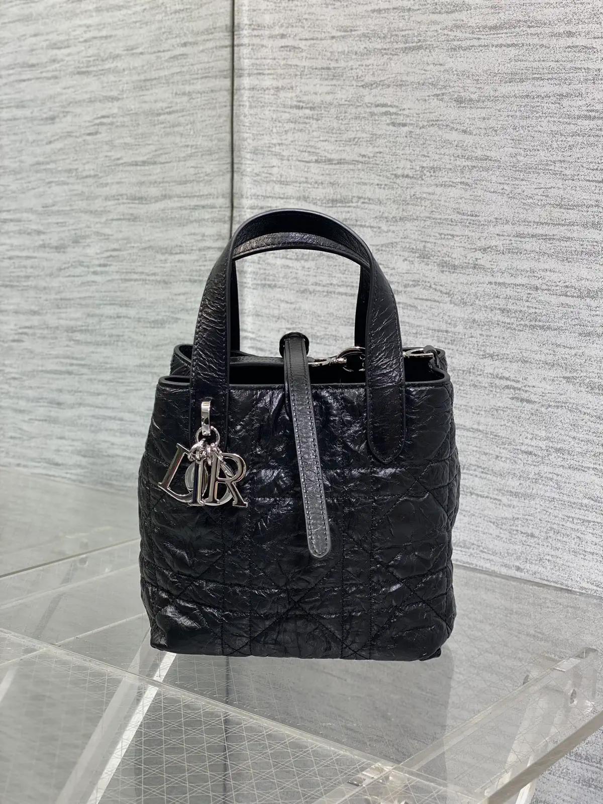 Dior Quilted Top Handle Bag image 1