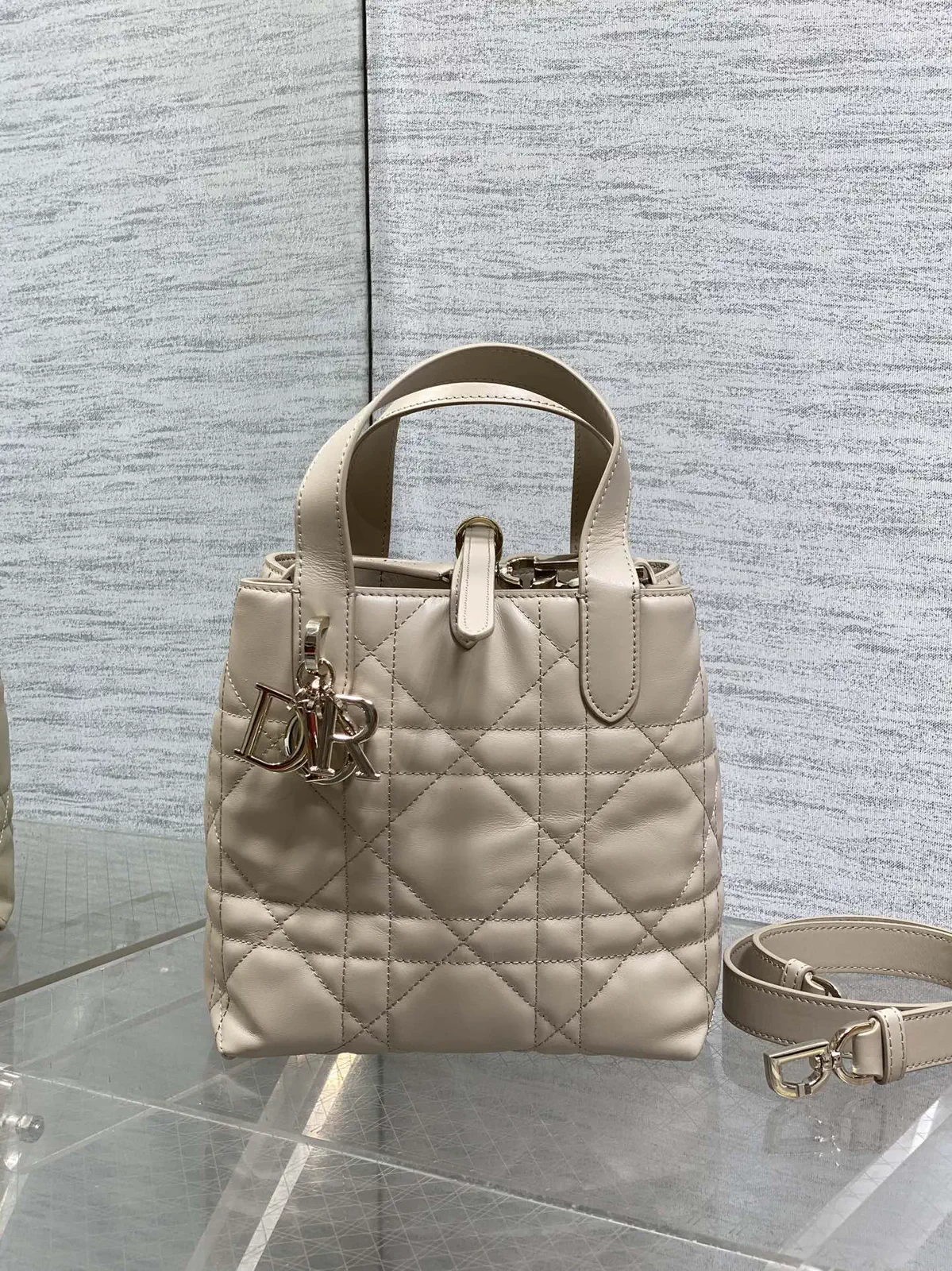 Dior Quilted Top Handle Bag image 1