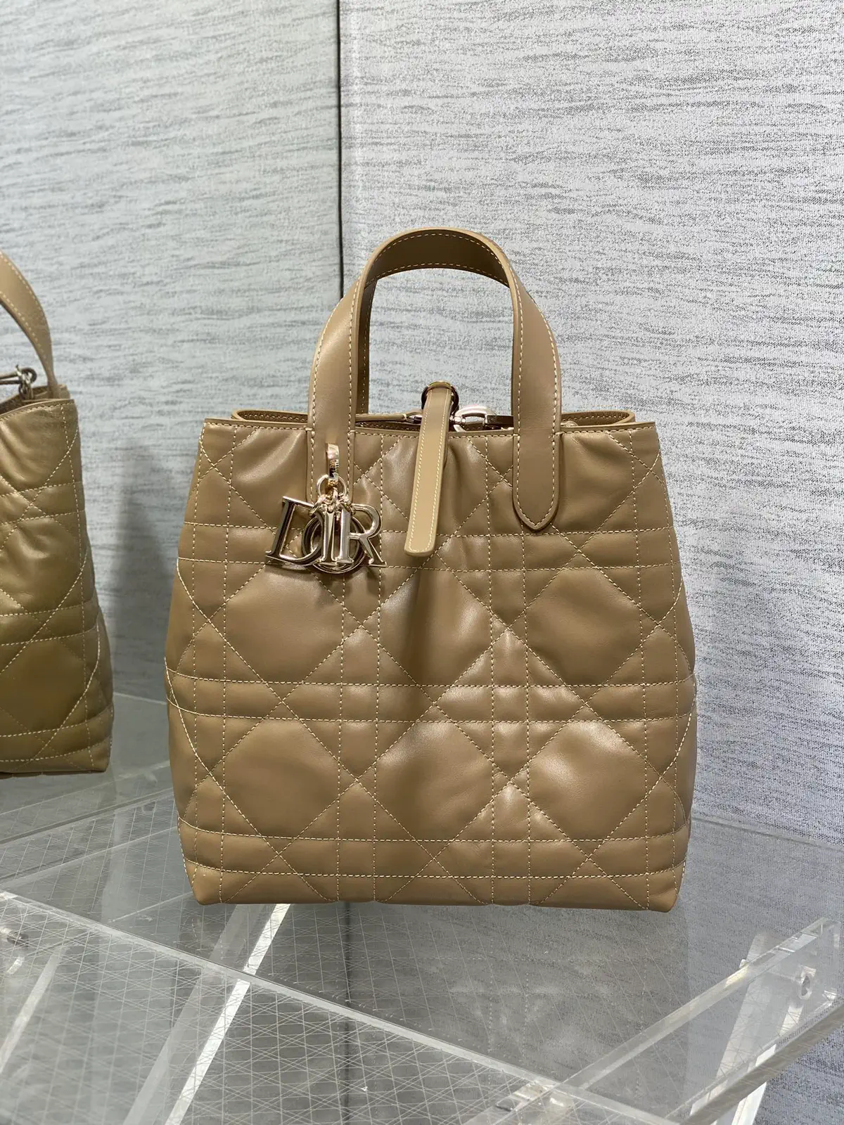 Dior Quilted Top Handle Bag image 1