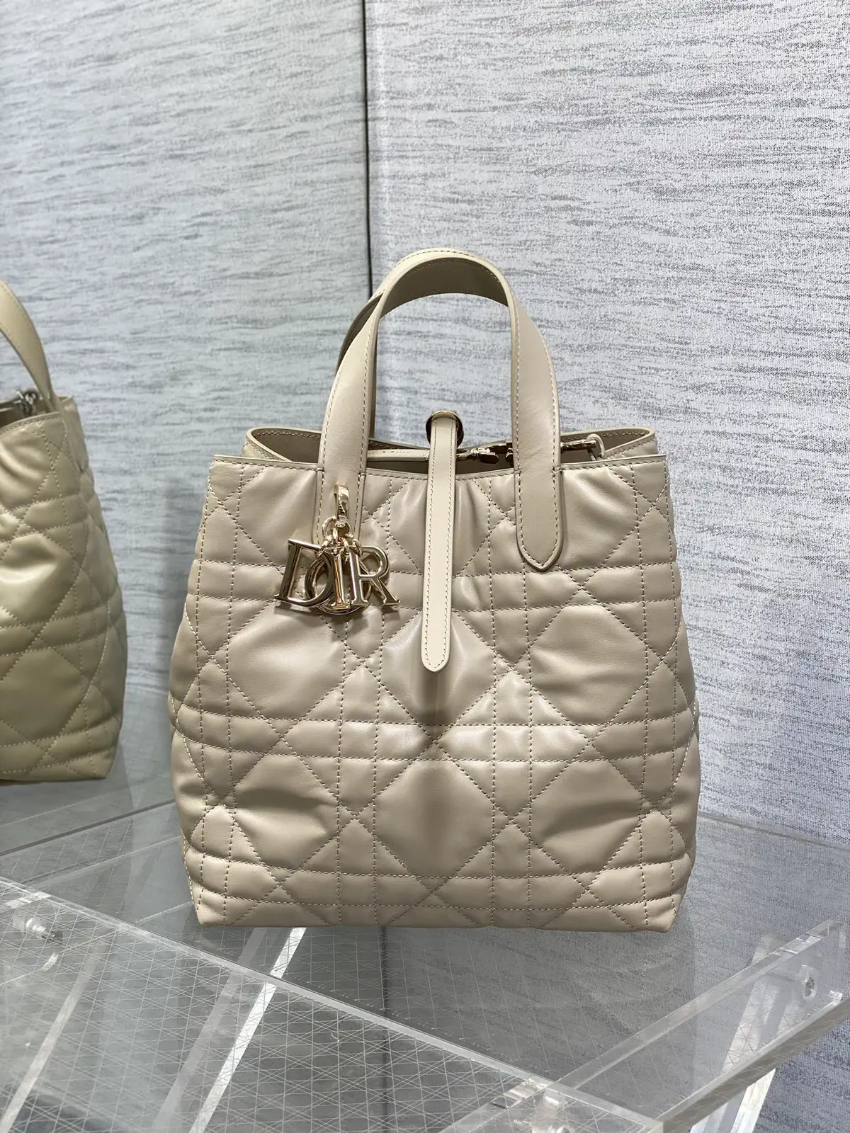 Dior Quilted Top Handle Bag image 1