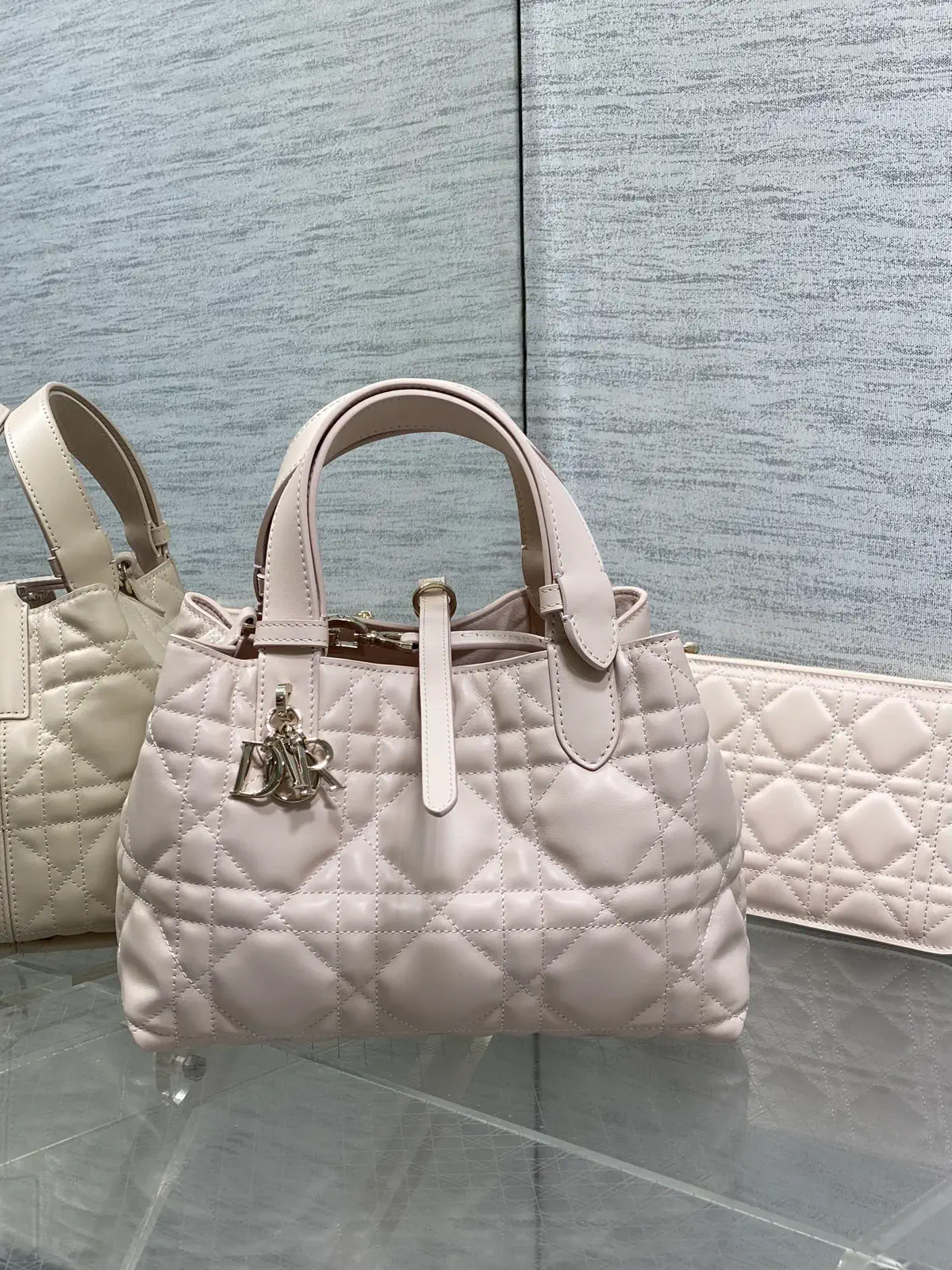 Dior Quilted Top Handle Bag image 1