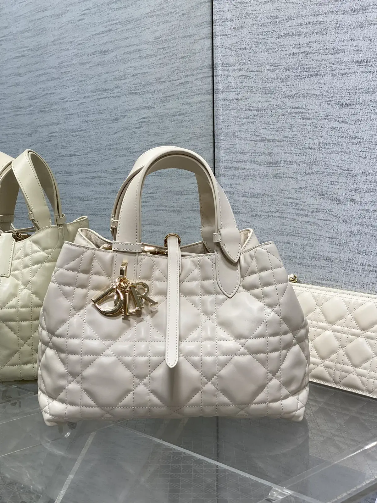 Dior Quilted Top Handle Bag image 1
