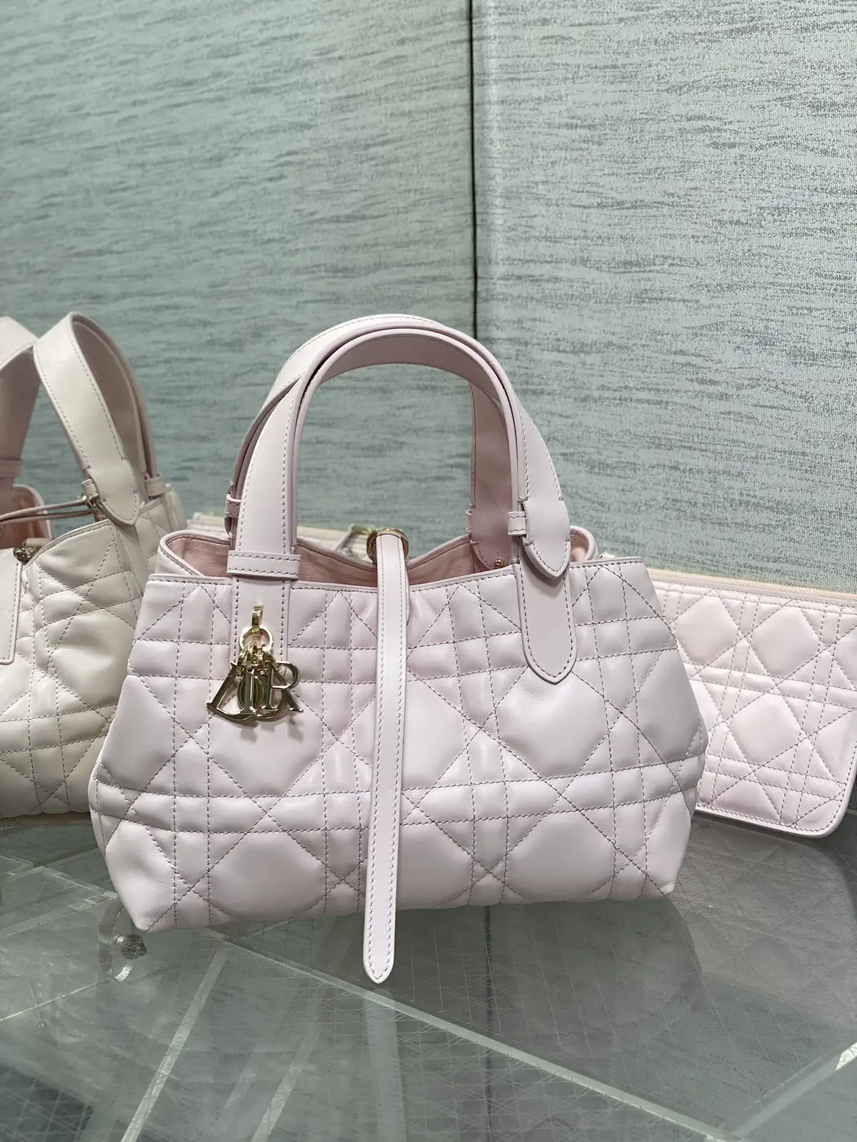 Dior Quilted Top Handle Bag image 1