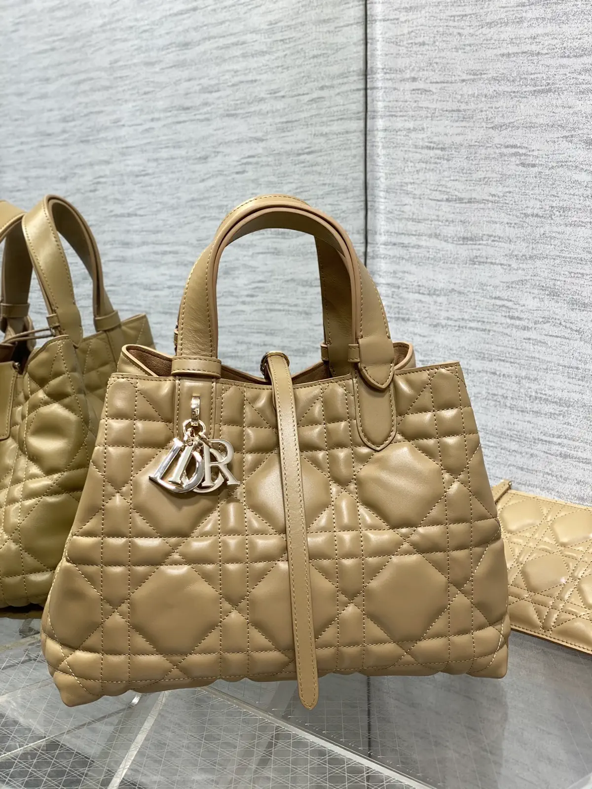 Dior Quilted Top Handle Bag image 1