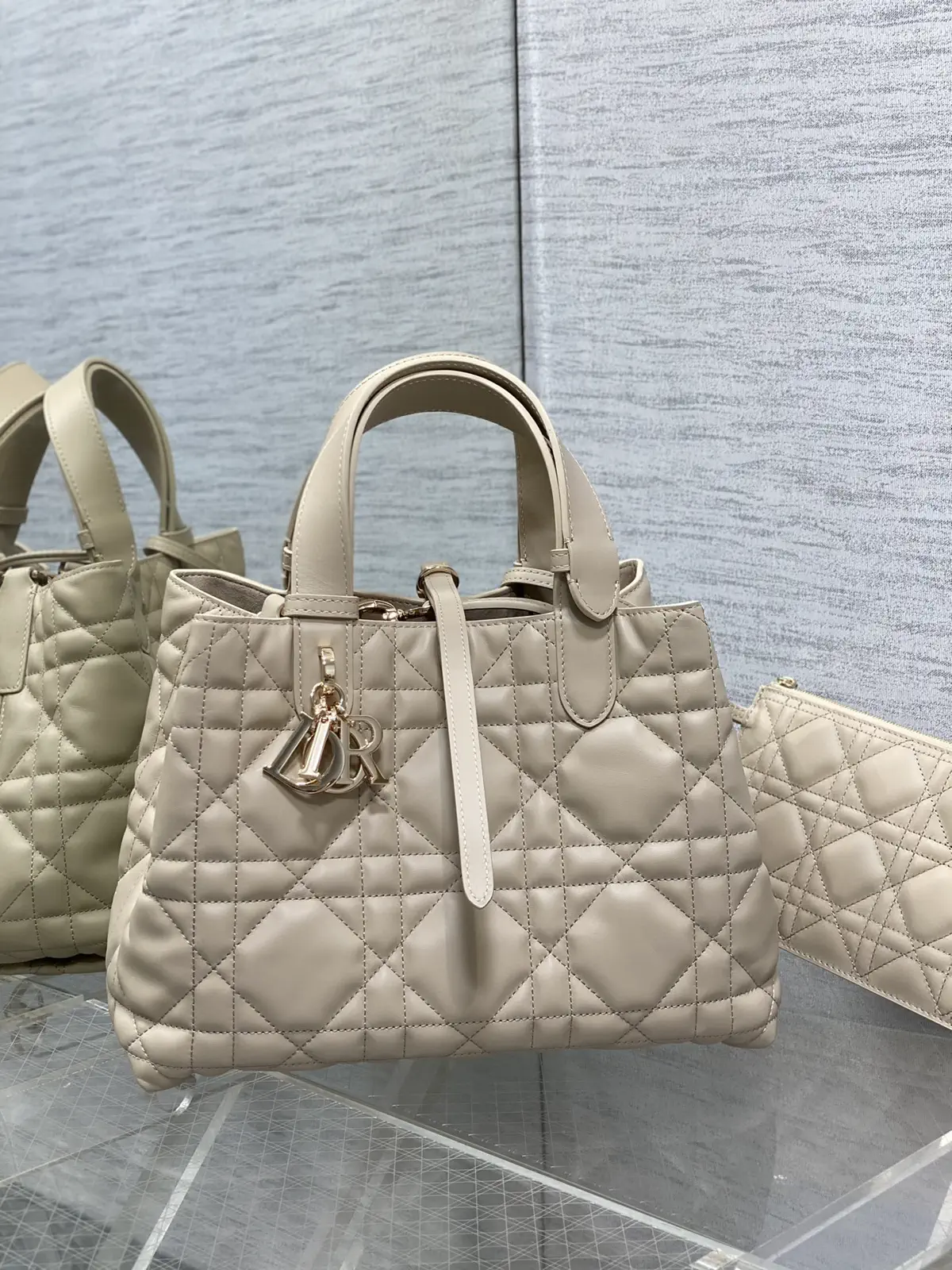 Dior Quilted Top Handle Bag image 1
