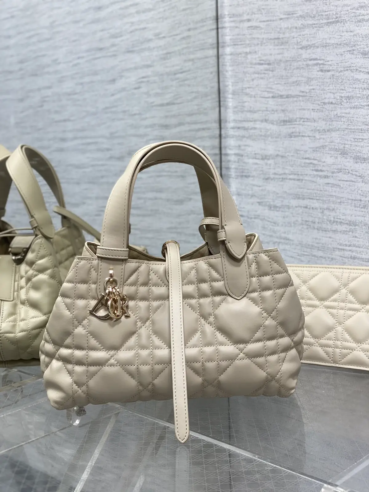 Dior Quilted Top Handle Bag image 1