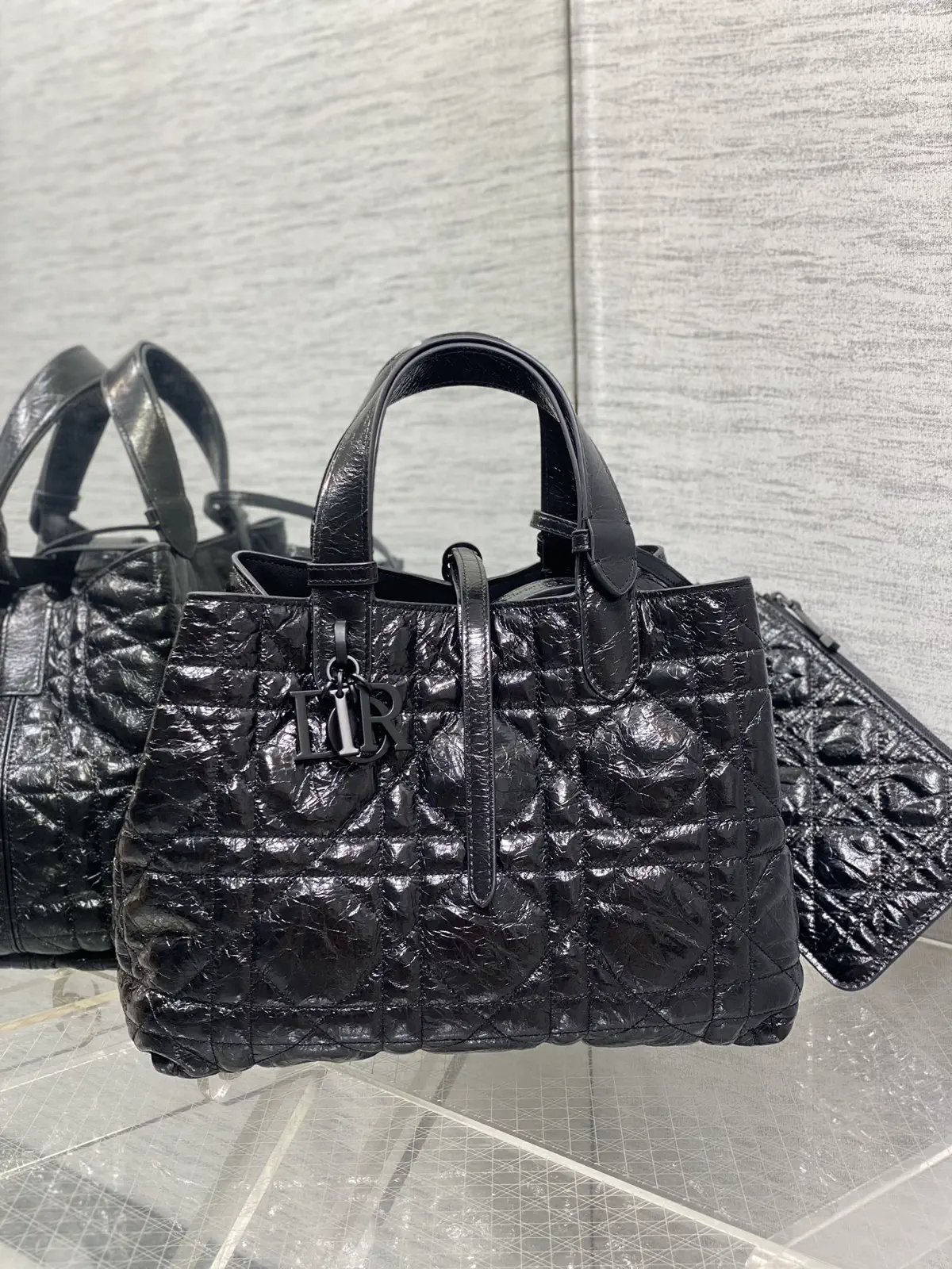 Dior Quilted Top Handle Bag image 1