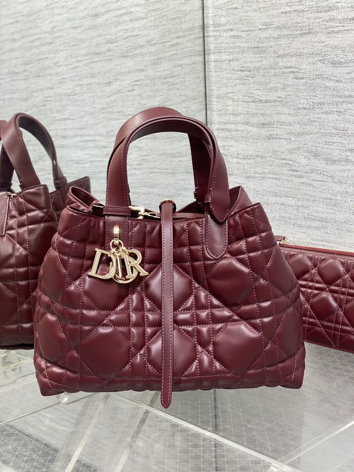 Dior Quilted Top Handle Bag image 1
