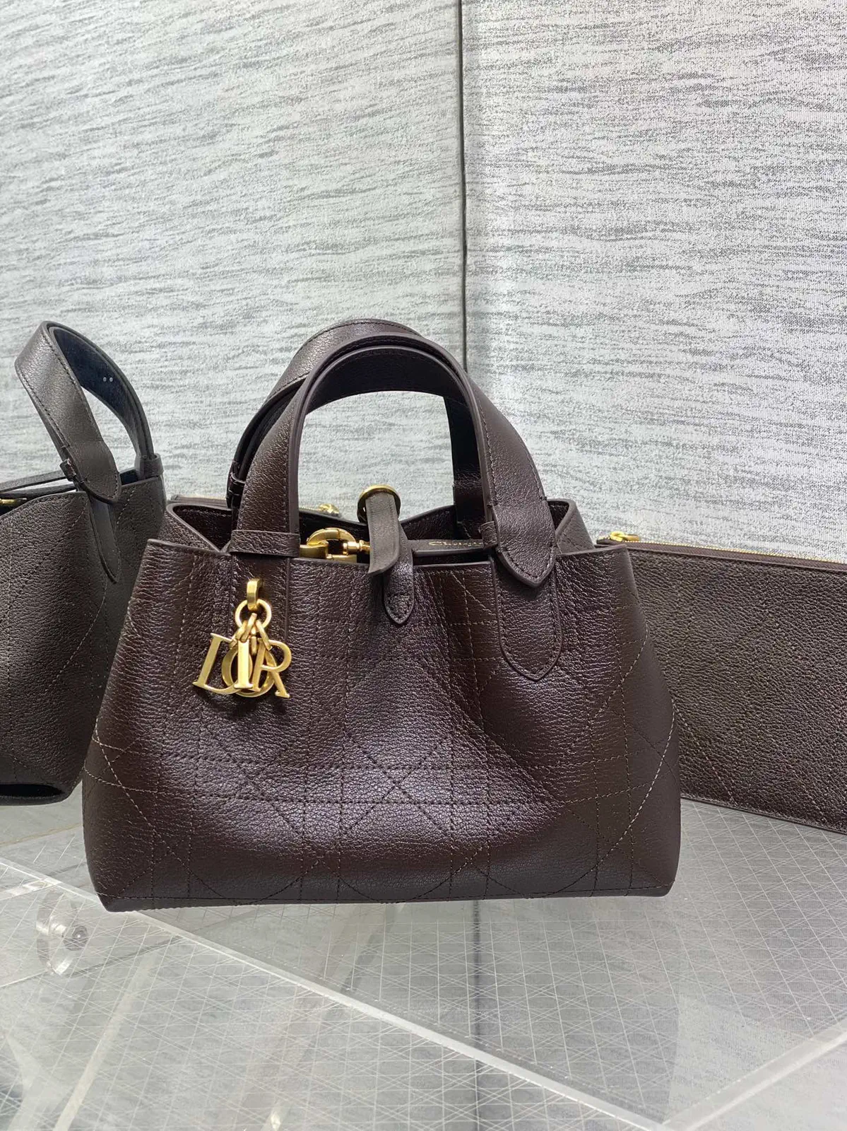 Dior Toujours Quilted Top Handle Bag image 1