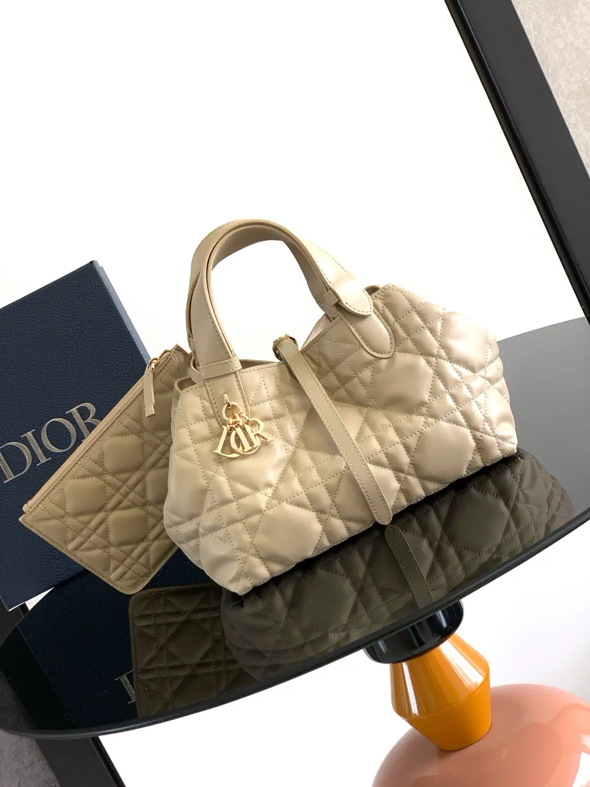 Dior Toujours Quilted Top Handle Bag image 1