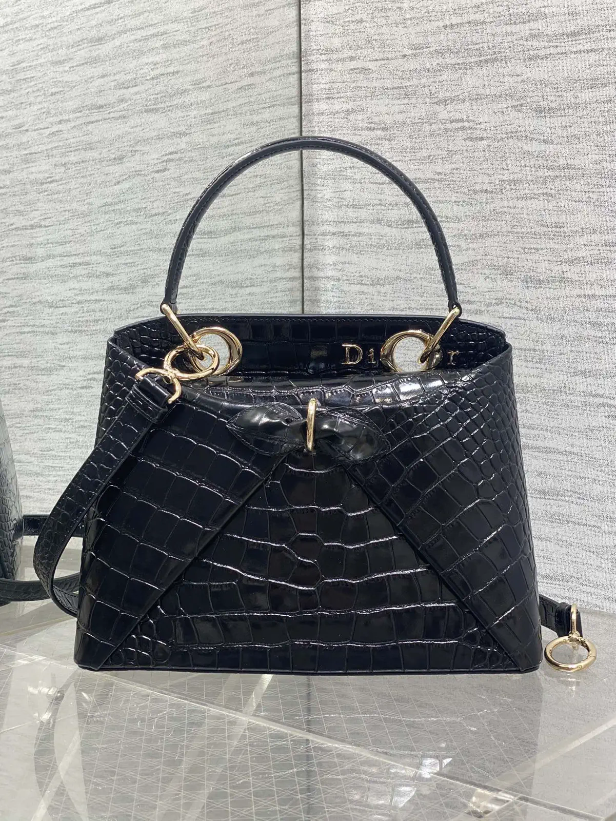 Dior Bow Top Handle Bag image 1