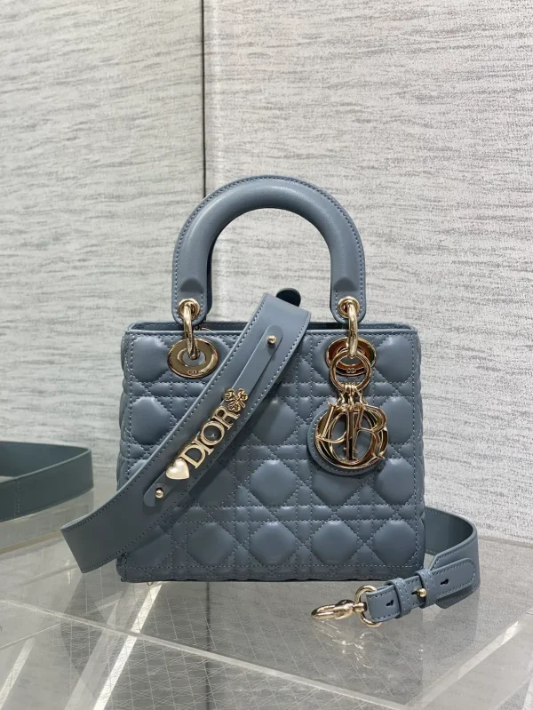 Dior Quilted Top Handle Bag with Detachable Shoulder Strap image 1