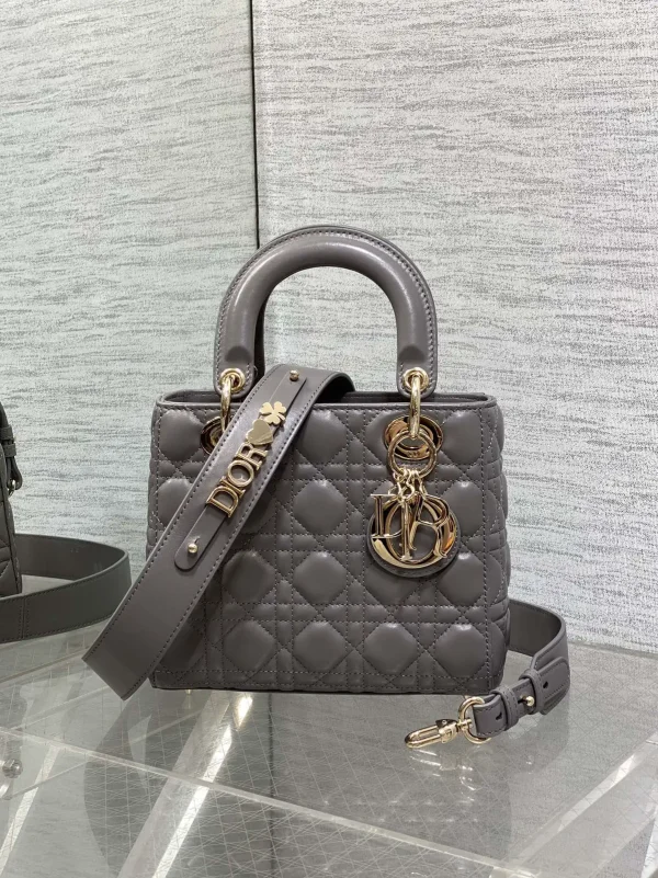 Dior Quilted Top Handle Bag with Detachable Strap image 1