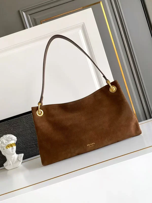 Prada Suede Shoulder Bag image 1