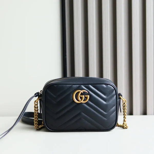 Gucci GG Marmont Quilted Crossbody Camera Bag image 1