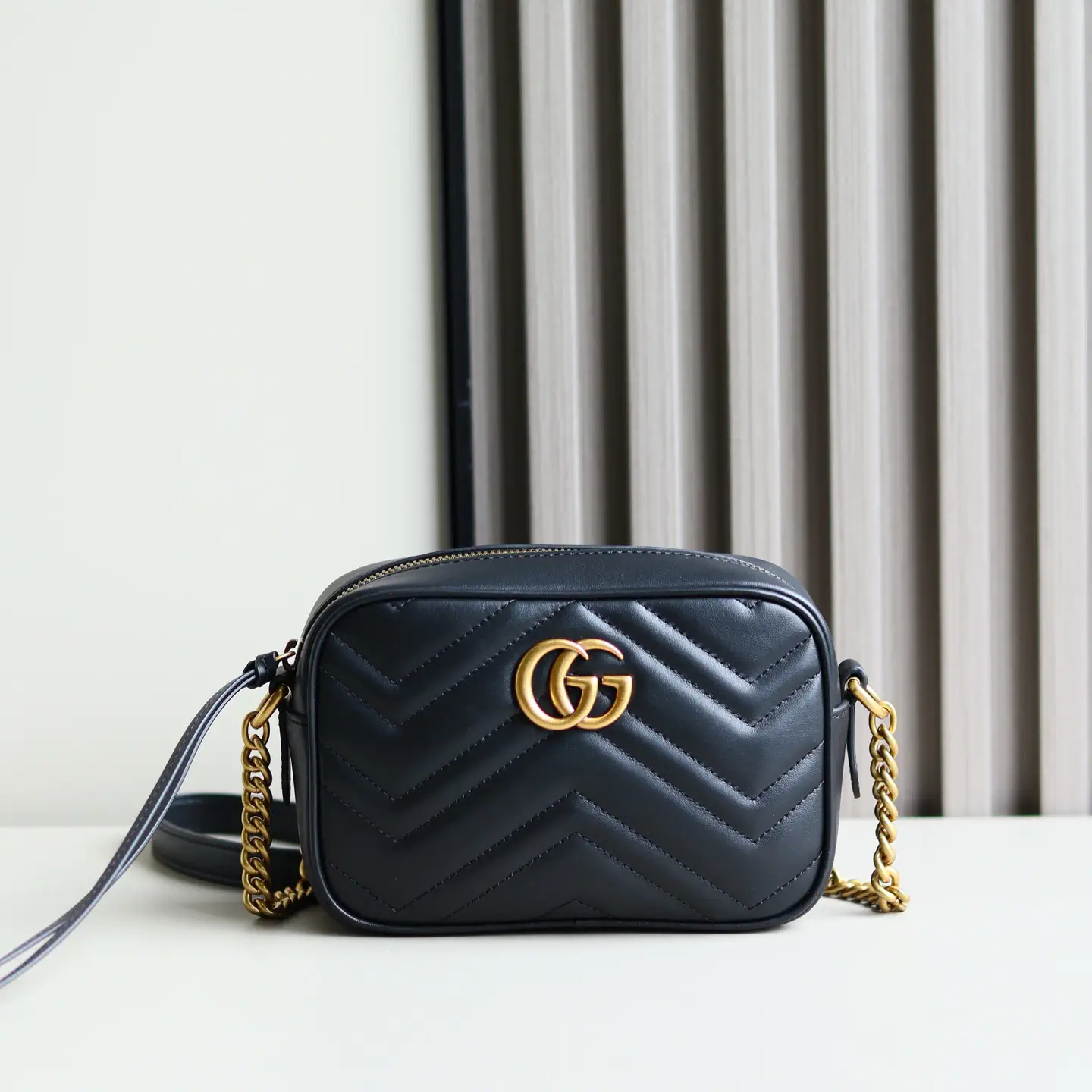 Gucci GG Marmont Quilted Crossbody Camera Bag image 1