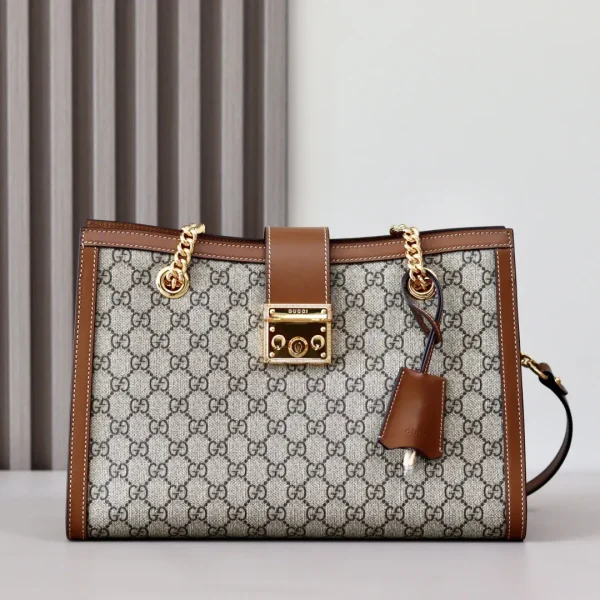 Gucci Padlock Monogram Shoulder Bag image 1