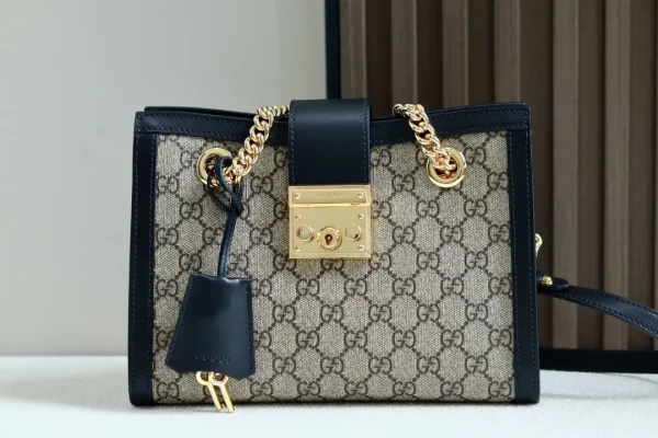 Gucci Monogram Padlock Chain Shoulder Bag image 1