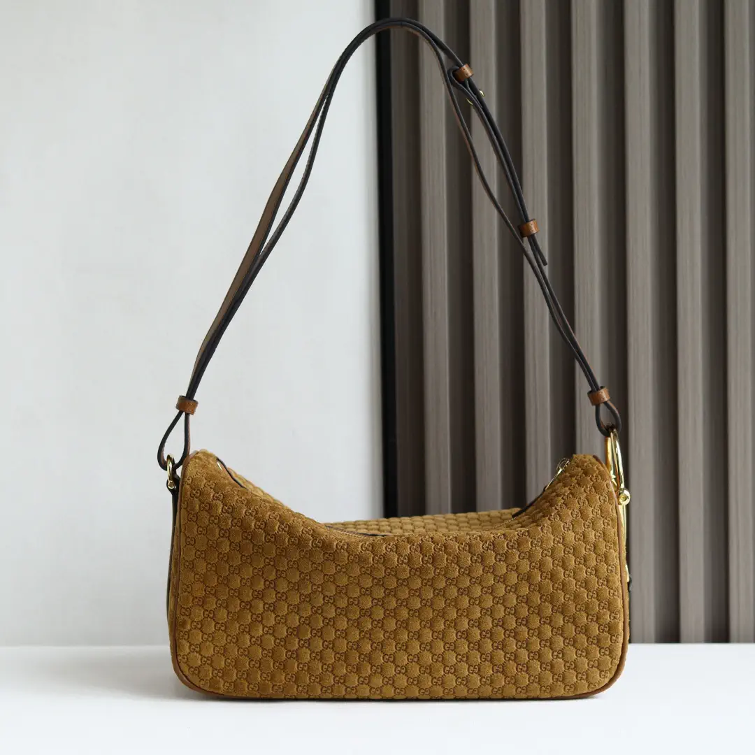 Gucci Half Horsebit Monogram Shoulder Bag image 1