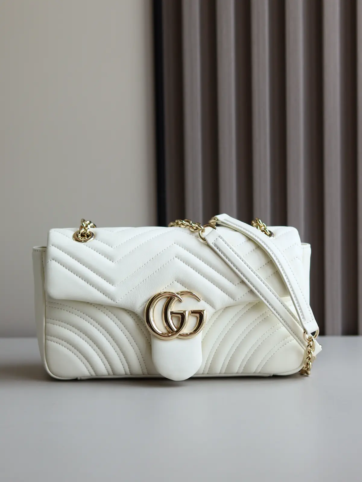 Gucci Marmont Quilted Leather Shoulder Bag image 1