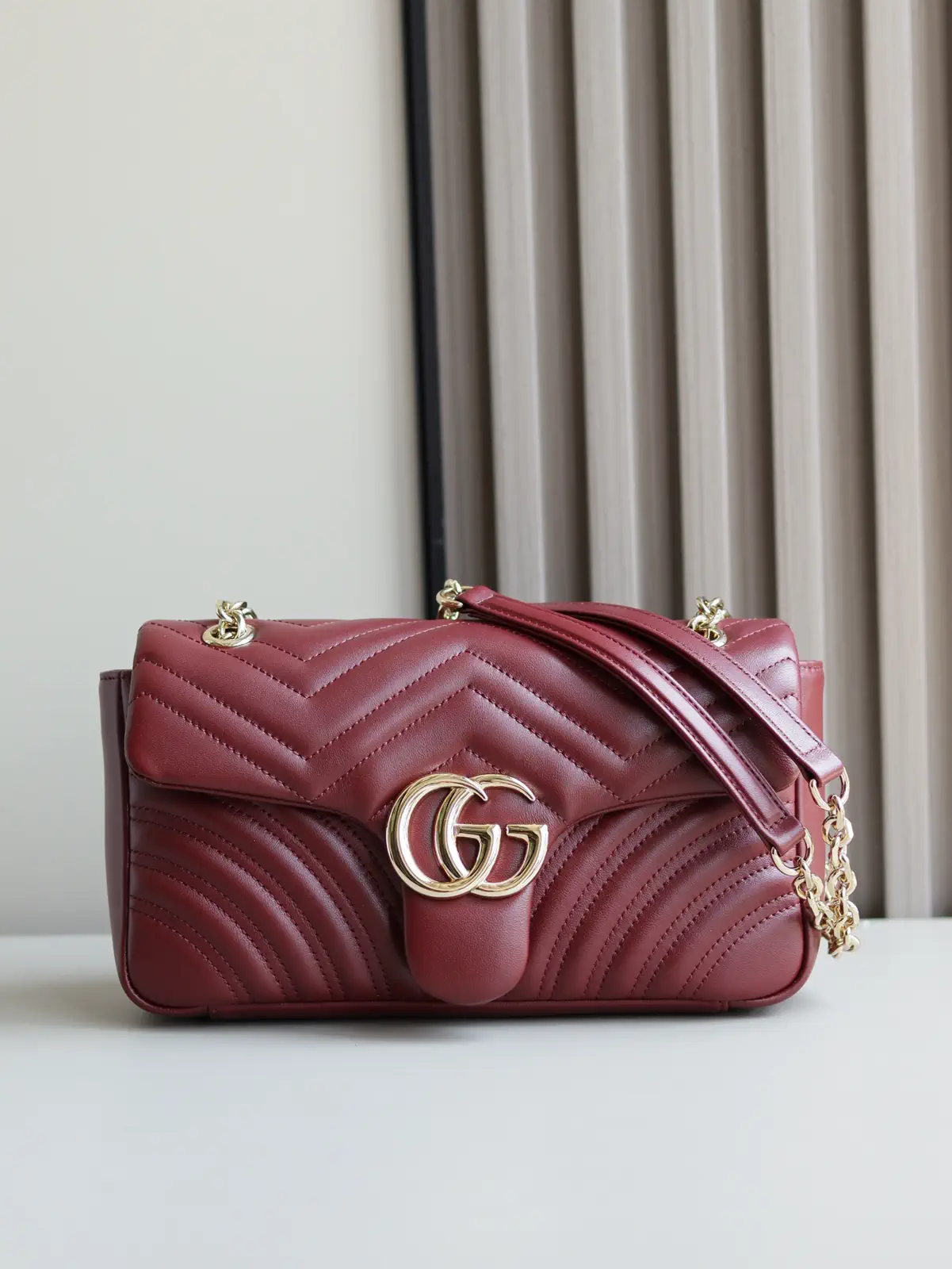 Gucci Marmont Quilted Leather Shoulder Bag image 1