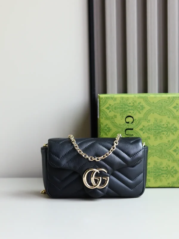 Gucci Marmont Mini Quilted Chain Shoulder Bag image 1