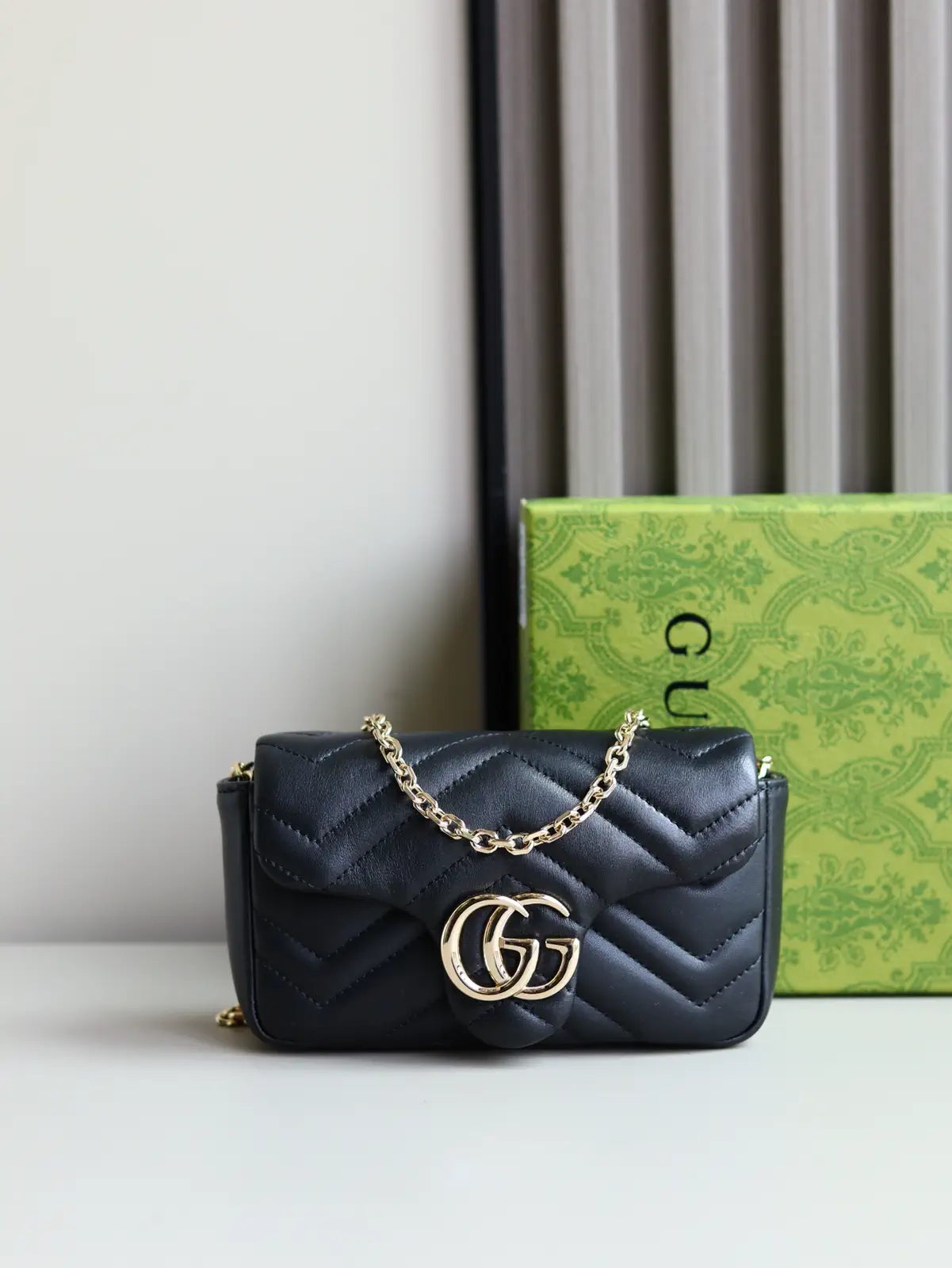 Gucci Marmont Mini Quilted Chain Shoulder Bag image 1