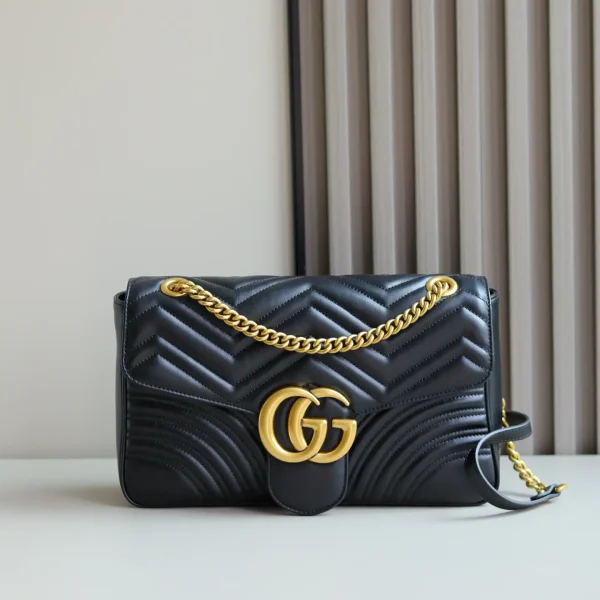 Gucci GG Marmont Quilted Chain Shoulder Bag image 1