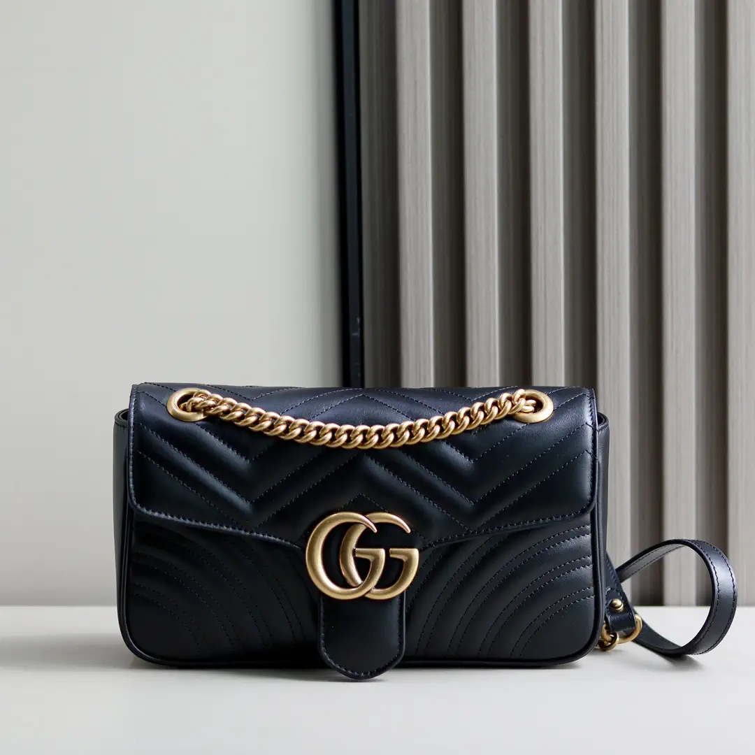Gucci GG Marmont Quilted Chain Shoulder Bag image 1