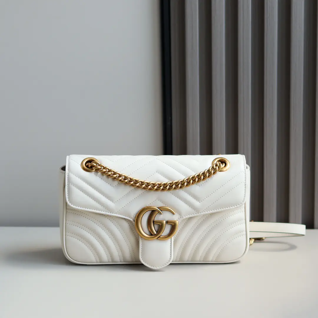Gucci GG Marmont Quilted Chain Shoulder Bag image 1