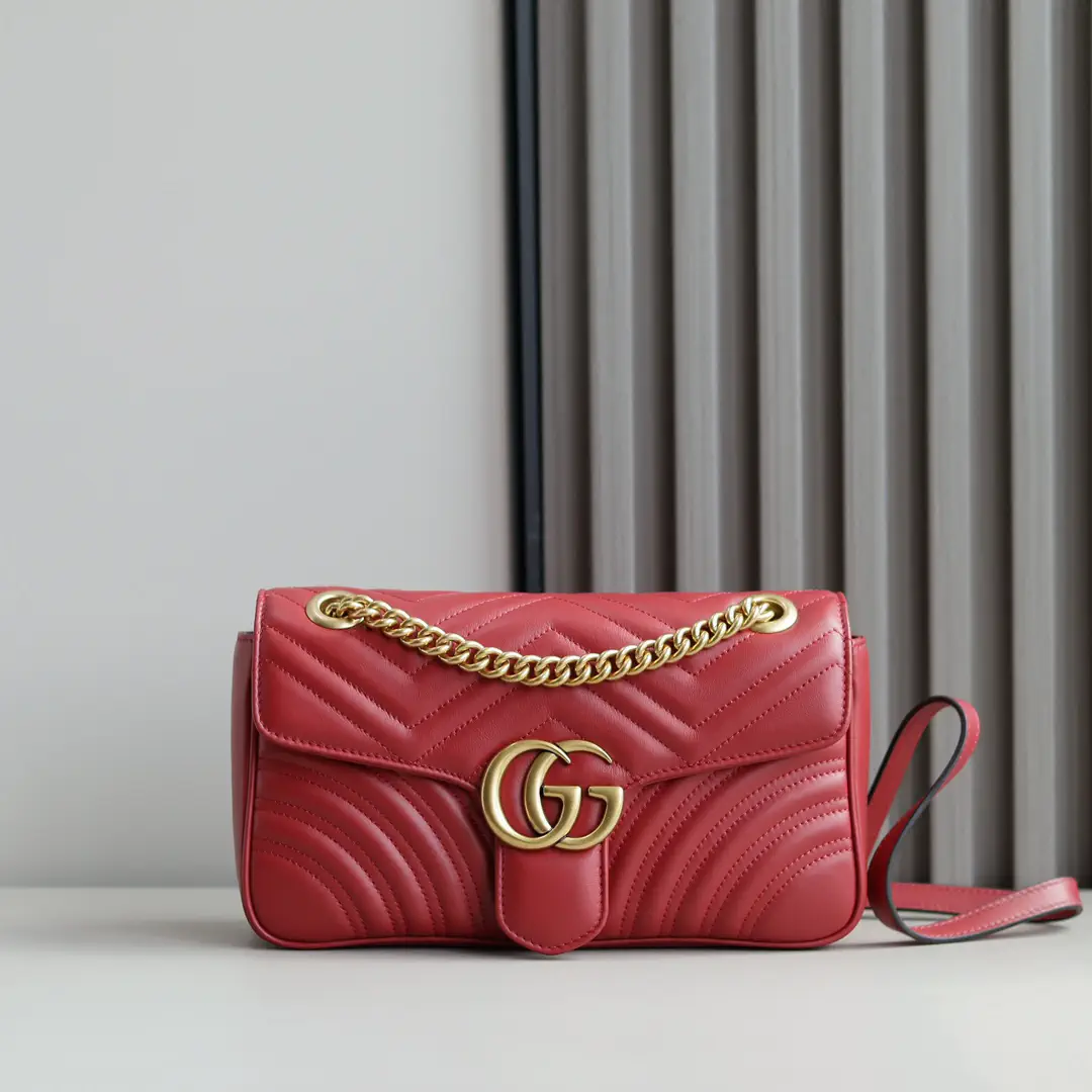 Gucci GG Marmont Quilted Chain Shoulder Bag image 1