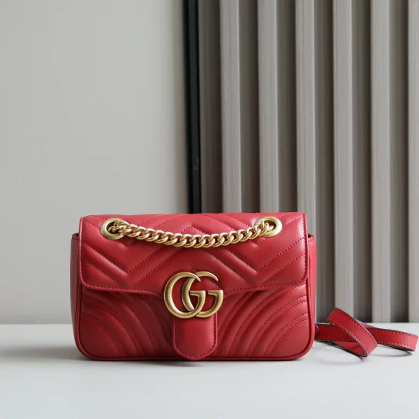 Gucci GG Marmont Quilted Chain Shoulder Bag image 1