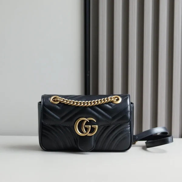 Gucci GG Marmont Quilted Chain Shoulder Bag image 1