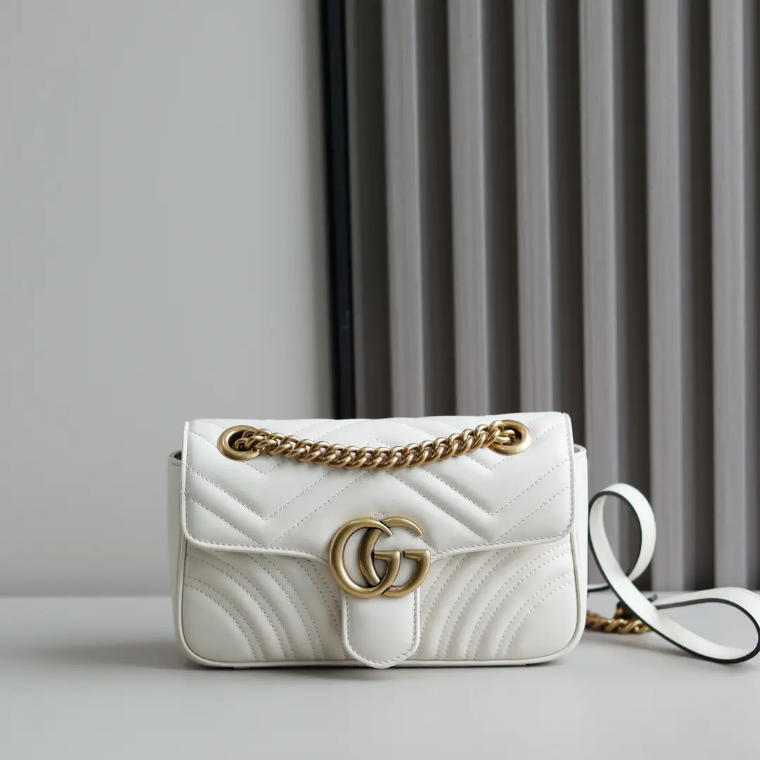 Gucci GG Marmont Quilted Chain Shoulder Bag image 1
