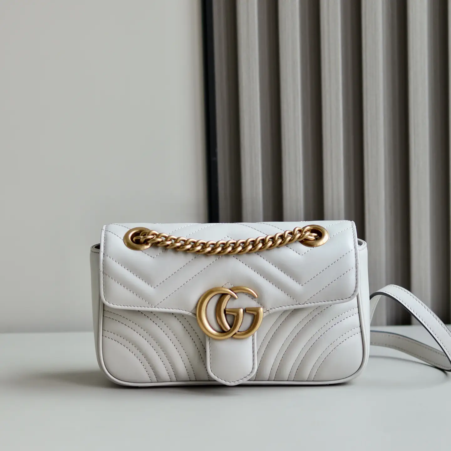 Gucci Quilted Mini Chain Shoulder Bag image 1