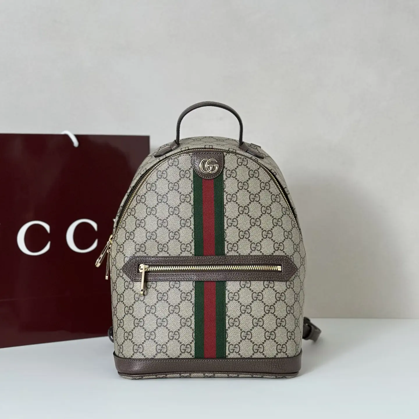 Gucci Monogram Backpack image 1