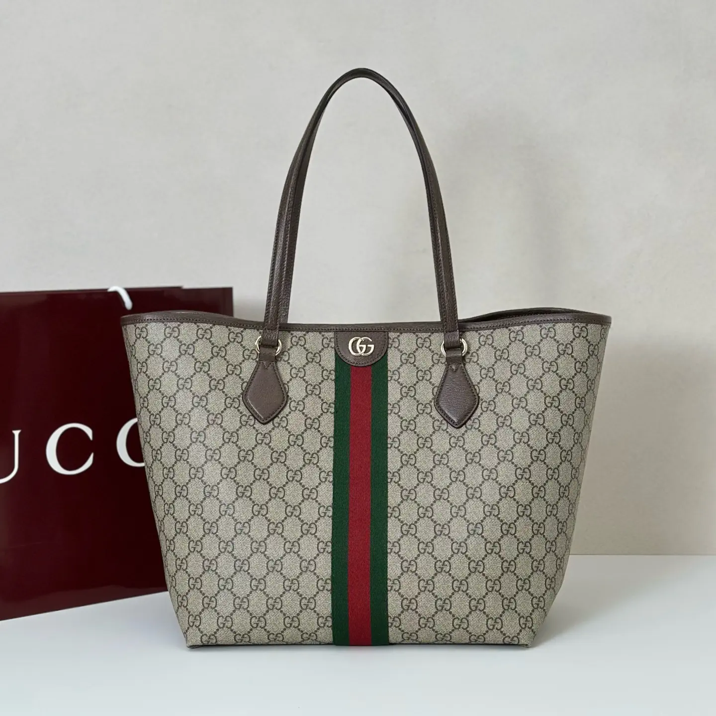 Gucci Monogram Tote Bag image 1