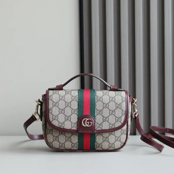 Gucci Ophidia Monogram Top Handle Crossbody Bag image 1