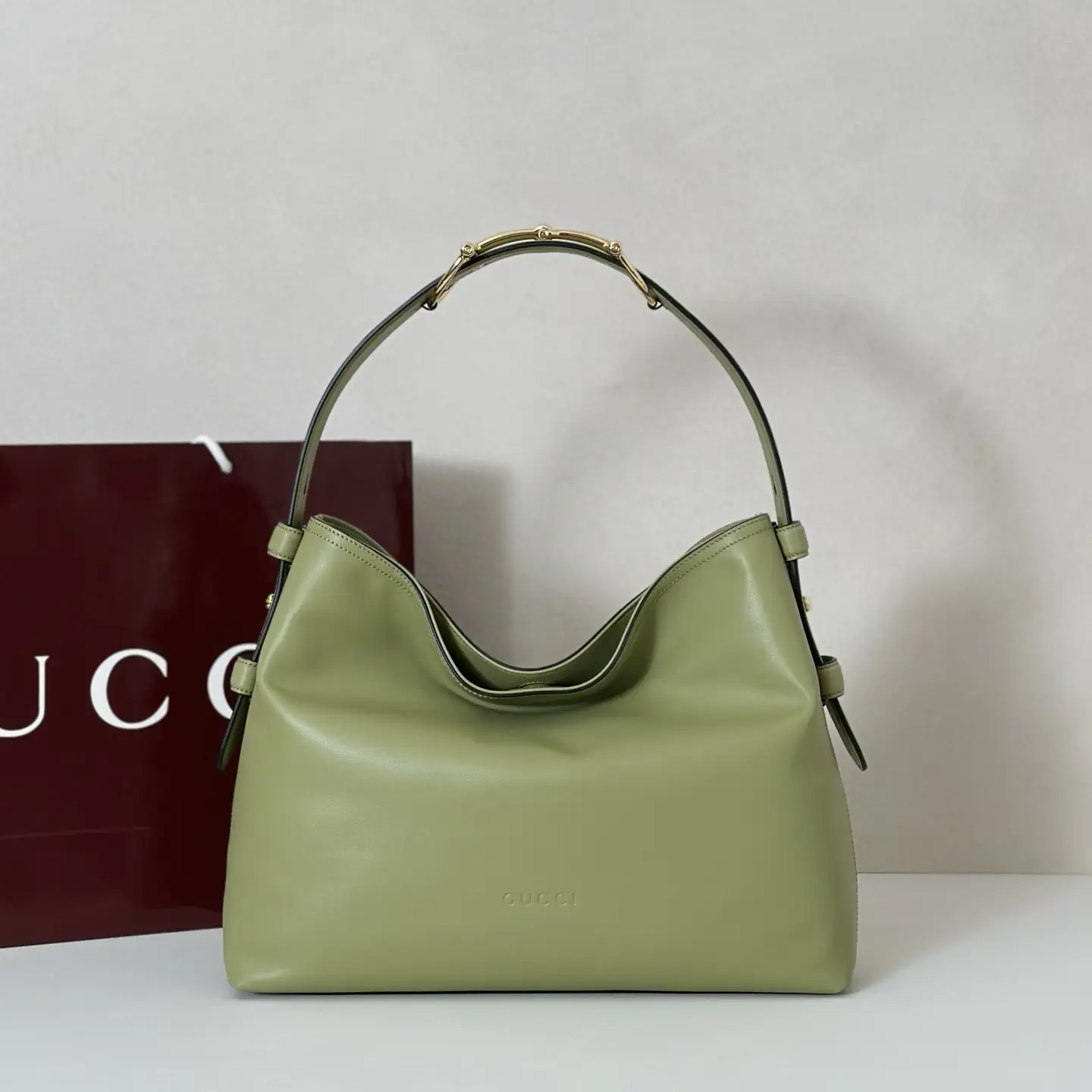 Gucci Light Green Top Handle Bag image 1