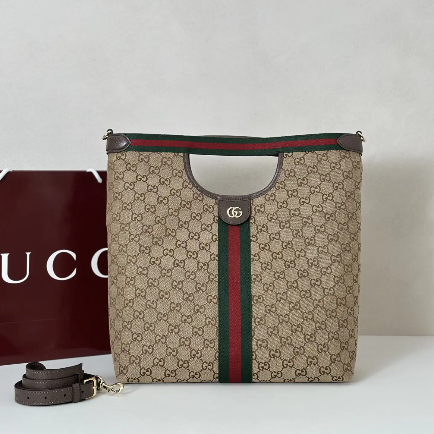 Gucci Monogram Tote Bag image 1
