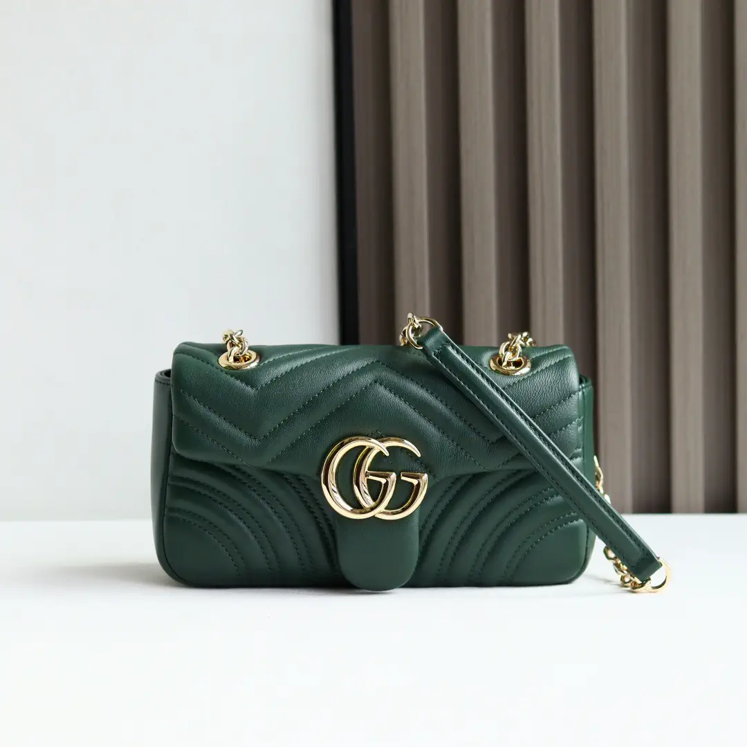 Gucci Marmont Quilted Leather Shoulder Bag image 1