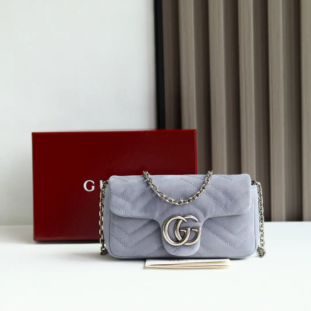 Gucci Marmont Mini Quilted Chain Shoulder Bag image 1