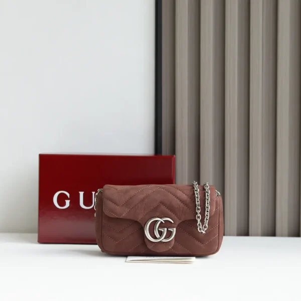 Gucci Marmont Mini Quilted Chain Shoulder Bag image 1