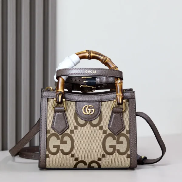 Gucci GG Diana Bamboo Top Handle Tote Bag image 1