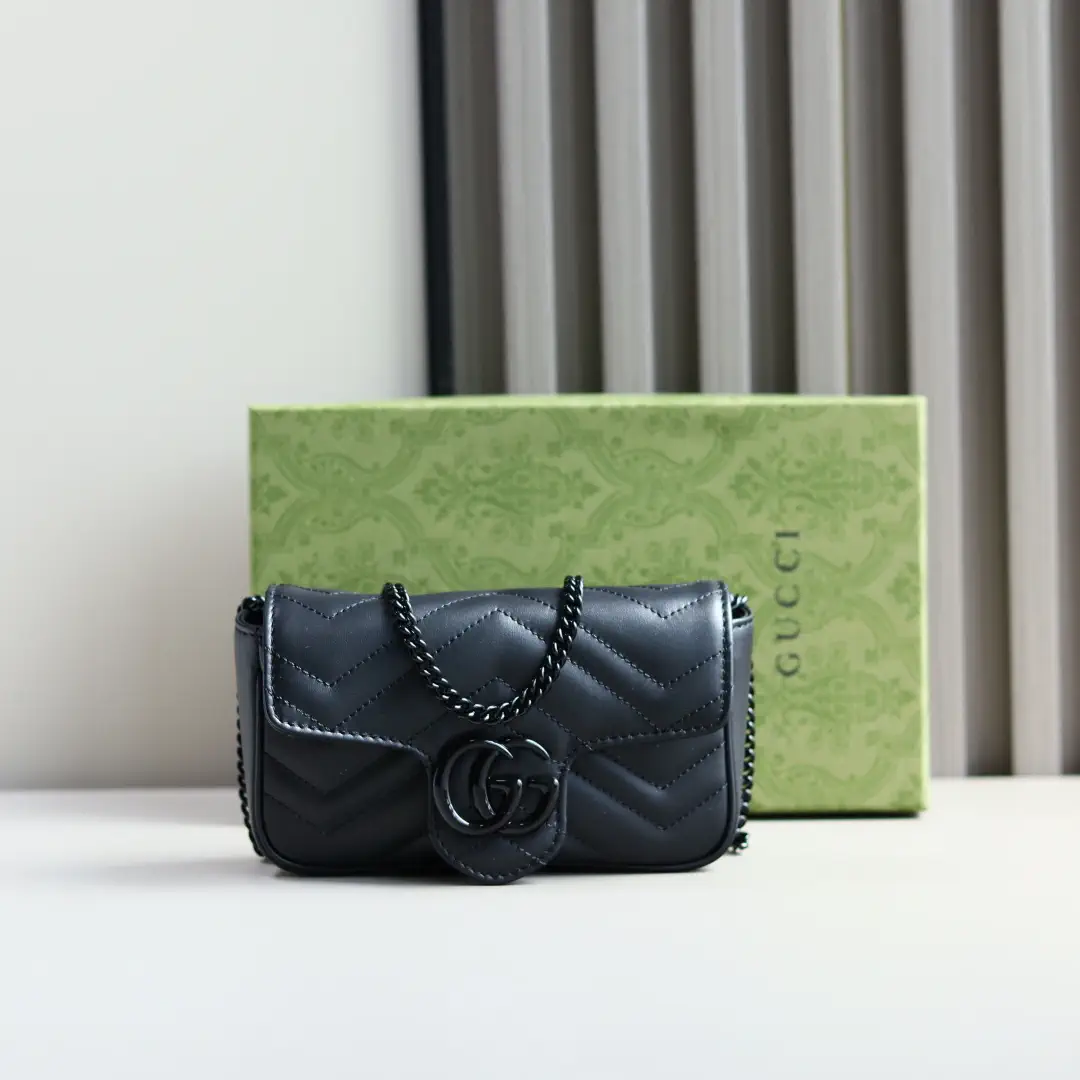 Gucci Quilted Chain Crossbody Bag image 1